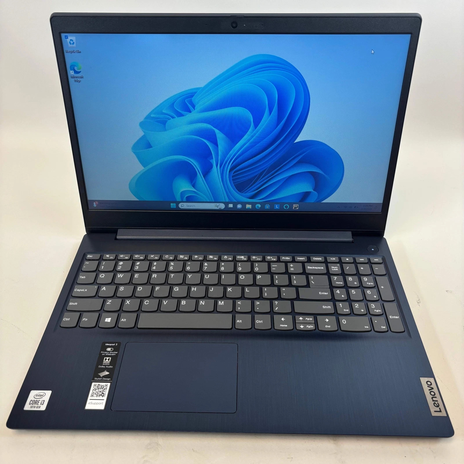 Lenovo IdeaPad 3 15IIL05 15.6 inch (256GB, Intel Core i3 10 th Gen., 1.2GHz,…