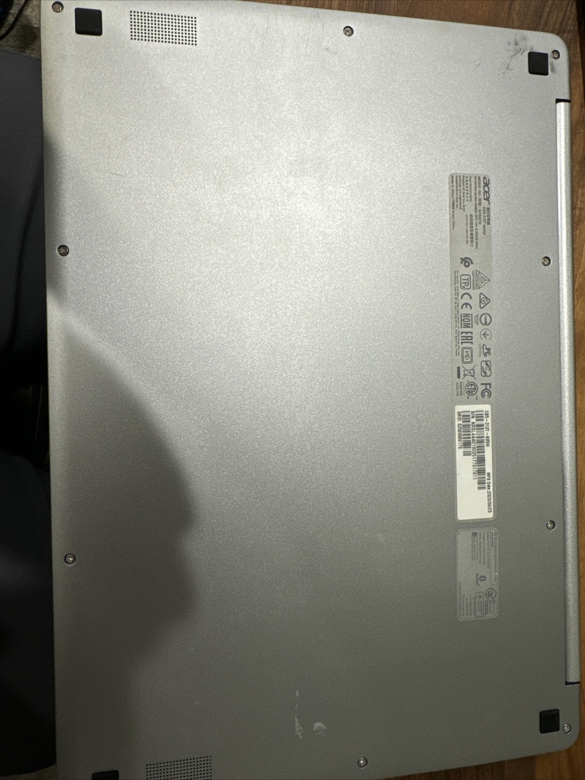 Acer Chromebook R13 CB5-312T 13.3″ 32GB Flash Quad-Core, 2.50 GHz With Power