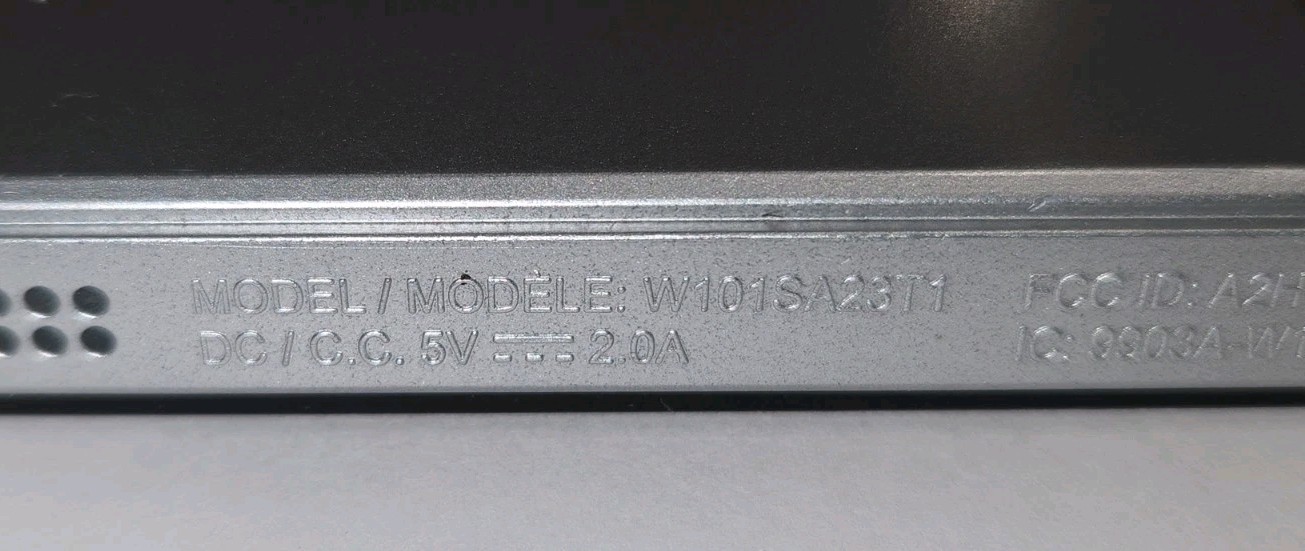 RCA Cambio W101SA23 Silver Tablet/Laptop & Keyboard – Locked PW For Parts ONLY