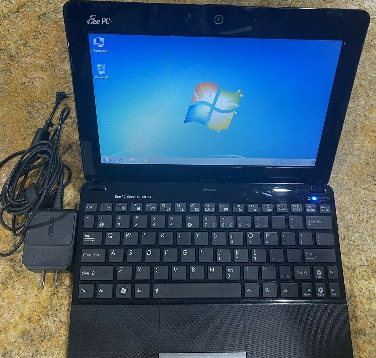 ASUS Eee PC 1011PX 10.1″ Intel N570 1.66Ghz 1GB Rams 250GB Window7 AC Charger