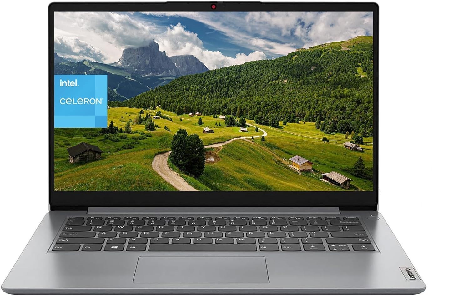 📍Lenovo Laptop Ideapad 1 14″ 2 cores Intel Celeron 60Hz 4GB DDR4 RAM UpTo 384GB
