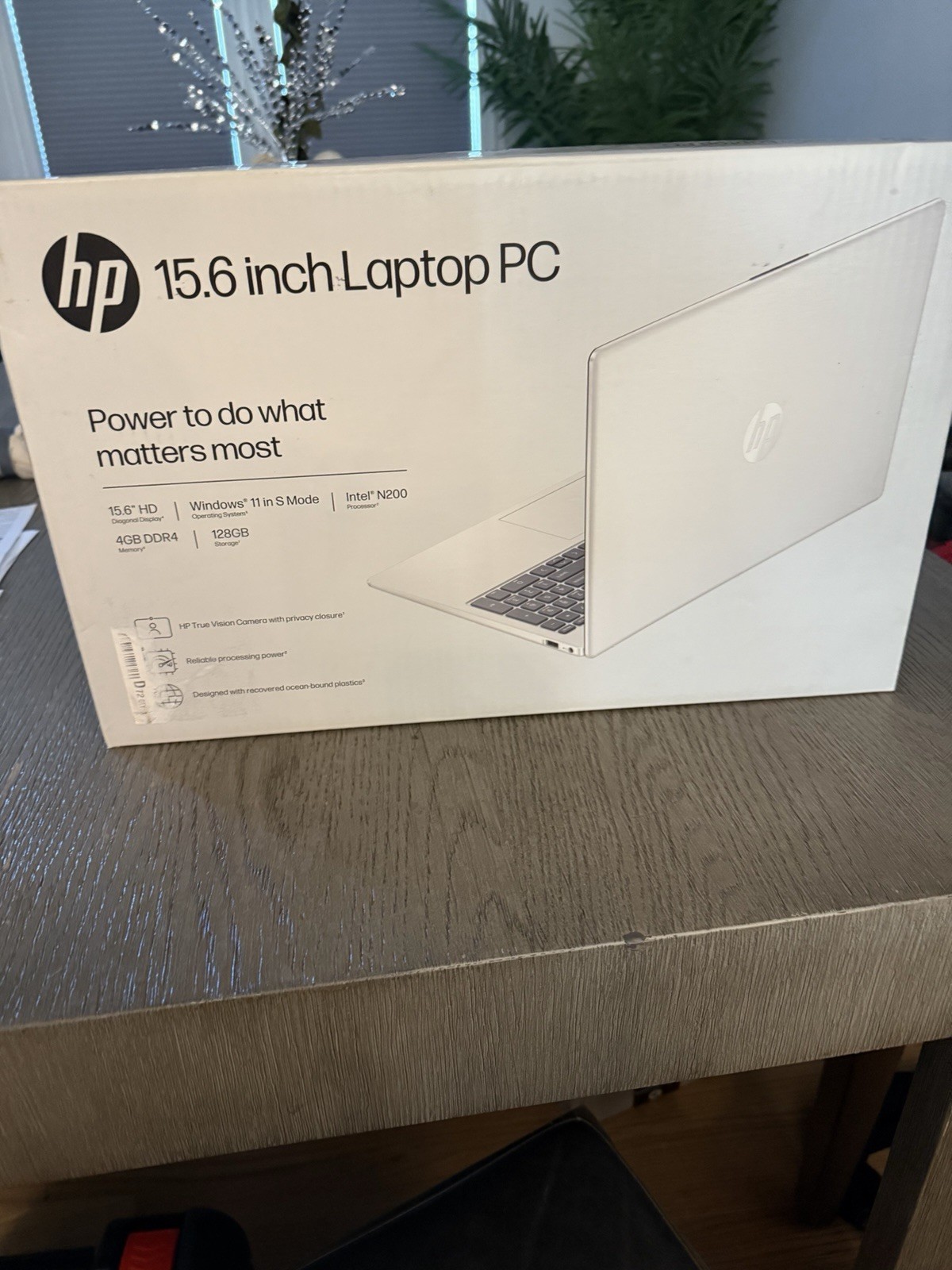 HP 15.6″ HD Laptop, Intel 4-Core N200, 16G RAM 128GB SSD, Win 11, 1-Year MS 365
