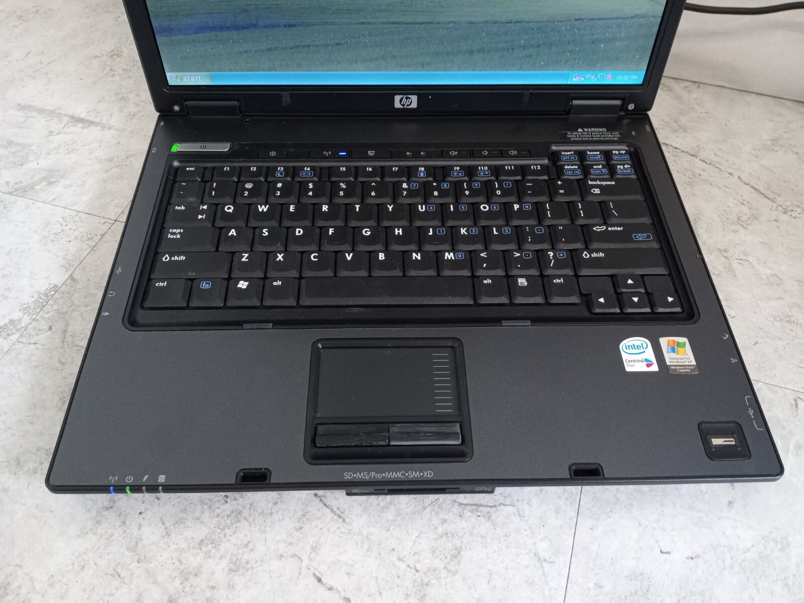 HP Compaq nc6320 15″ Laptop Intel Core Duo 512MB RAM 80GB HDD XP -NO BATTERY -RR