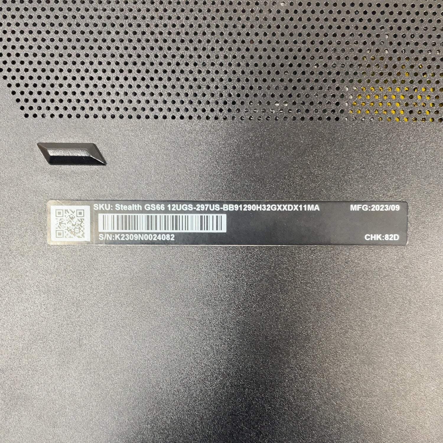 Broken MSI Stealth GS66 12UGS 15.6″ i9-12900H 2.9GHz 32GB 3TB SSD RTX 3070