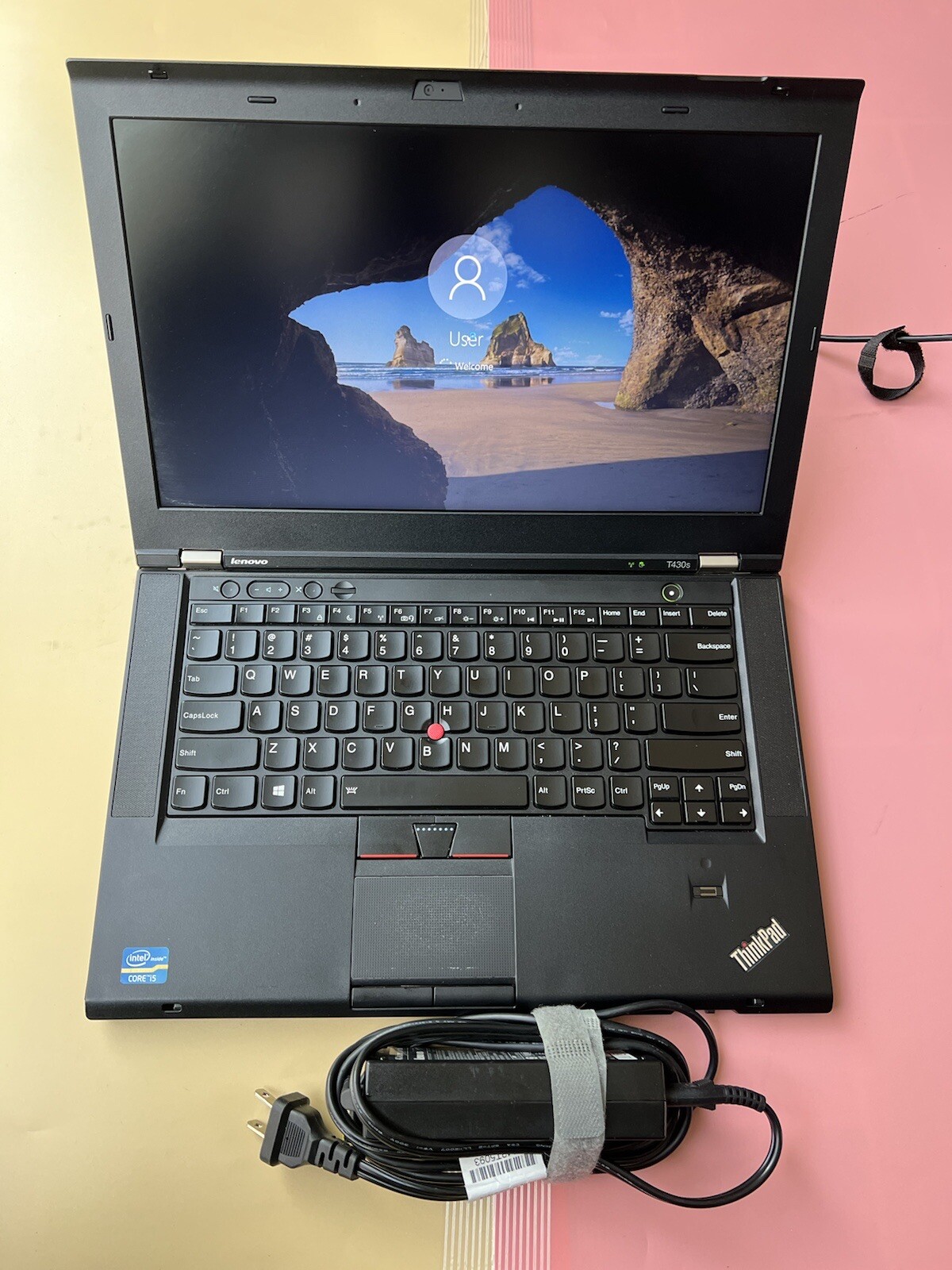 LENOVO THINKPAD T430s Core i5-3320M 8GB RAM 250GB HDD WEBCAM BACKLIT 1600X900