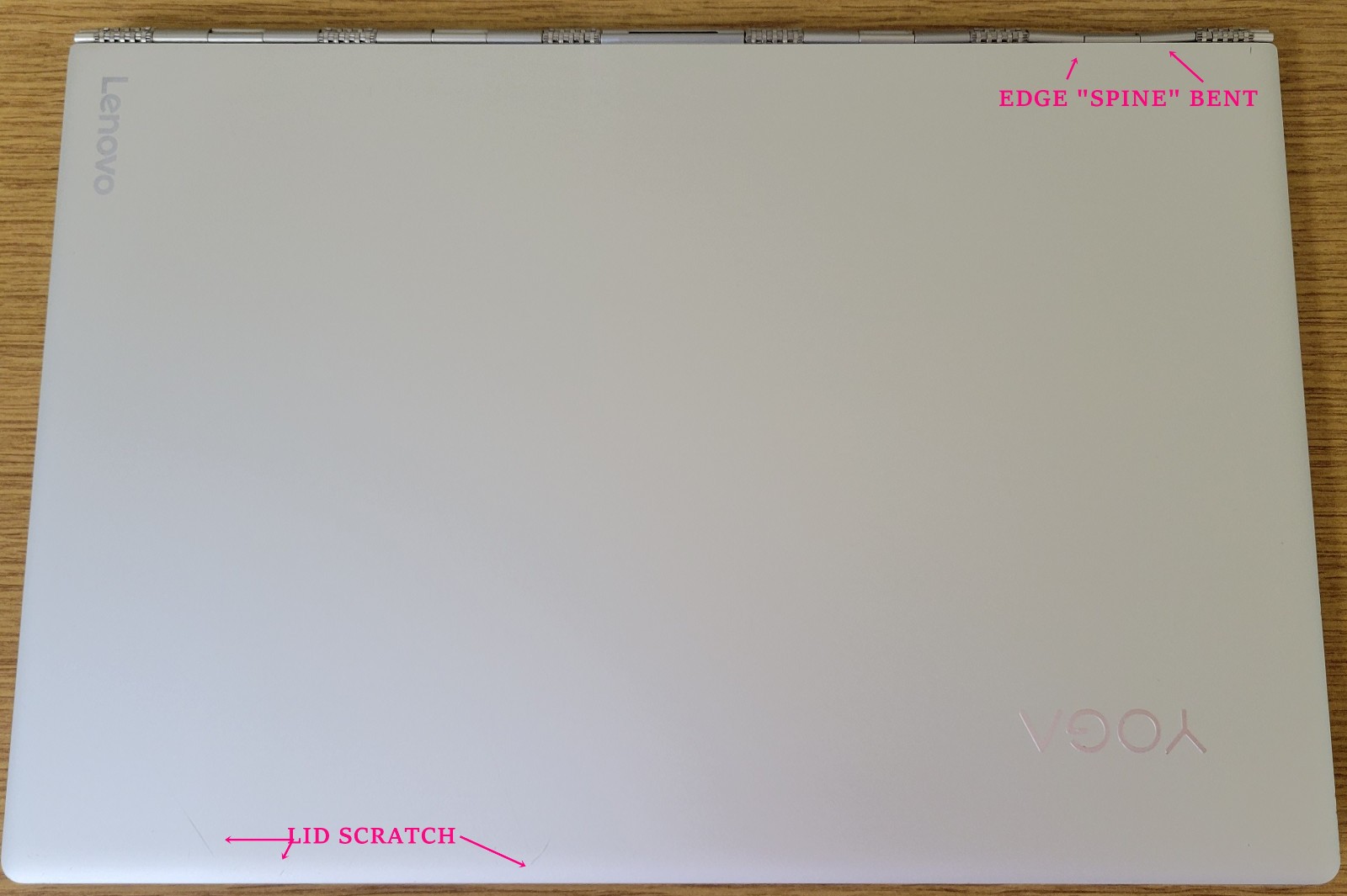 Lenovo Yoga (80VF) 910-13ikb i7-7500U 2.90GHz 16GB 256GB SSD 4K 360Touch No OS