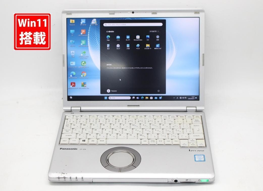 Panasonic Let’s note CF-SZ6Z16VS Windows11 i7-7600u 16GB 512GB-SSD Used