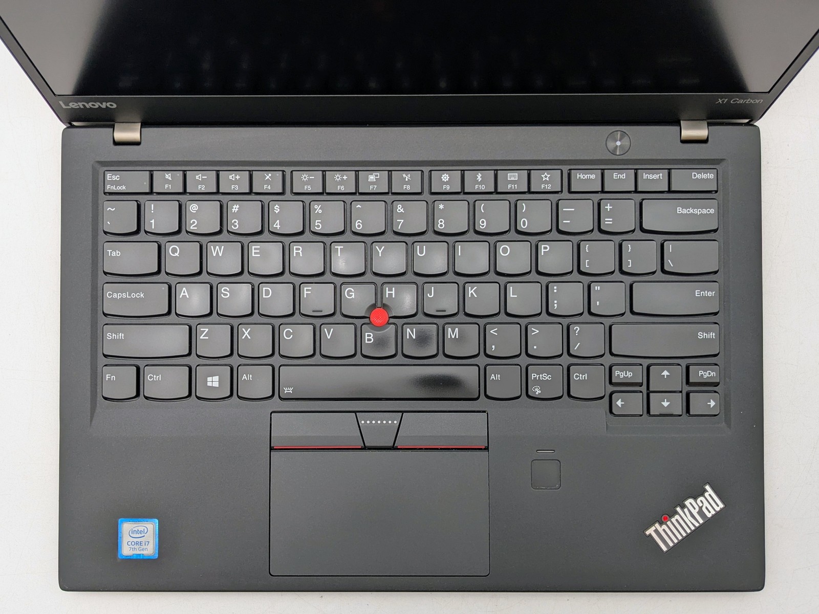 Lenovo ThinkPad X1 Carbon 5th Gen 14″ FHD I7-7500U 256GB SSD 16GB W10P *READ*
