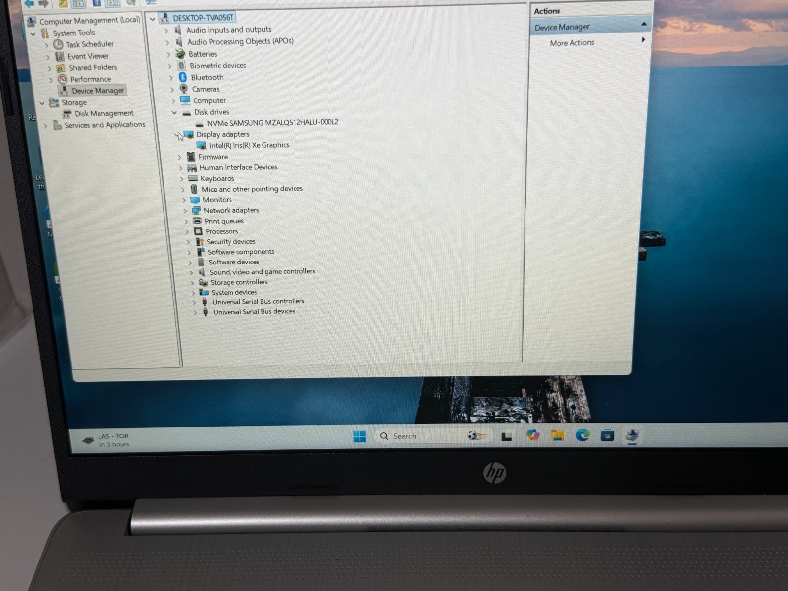 HP Laptop 11th Gen Core i5-1135G7 16GB RAM 512GB NVMe Win11H w/AC Adapter