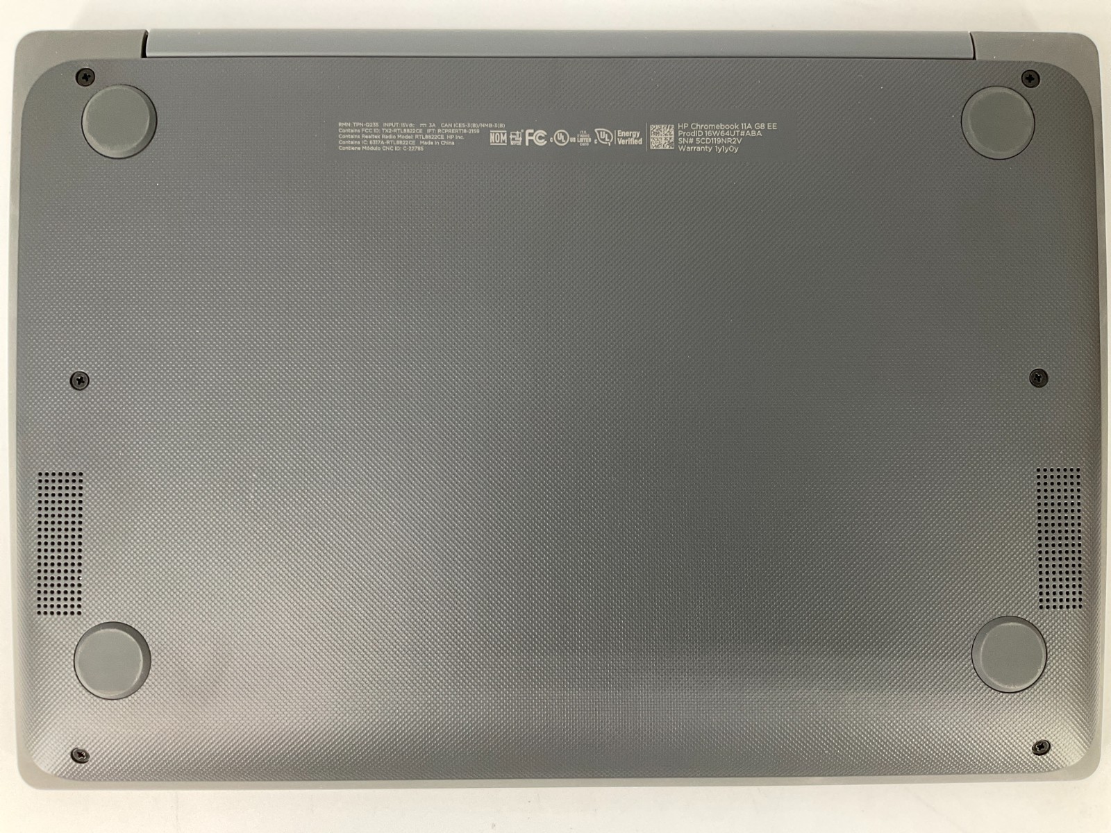 HP Chromebook 11A G8 A4-9120C 4GB 32GB WiFiAC 11.6W 16W64UT#ABA✨ NEW! ✨