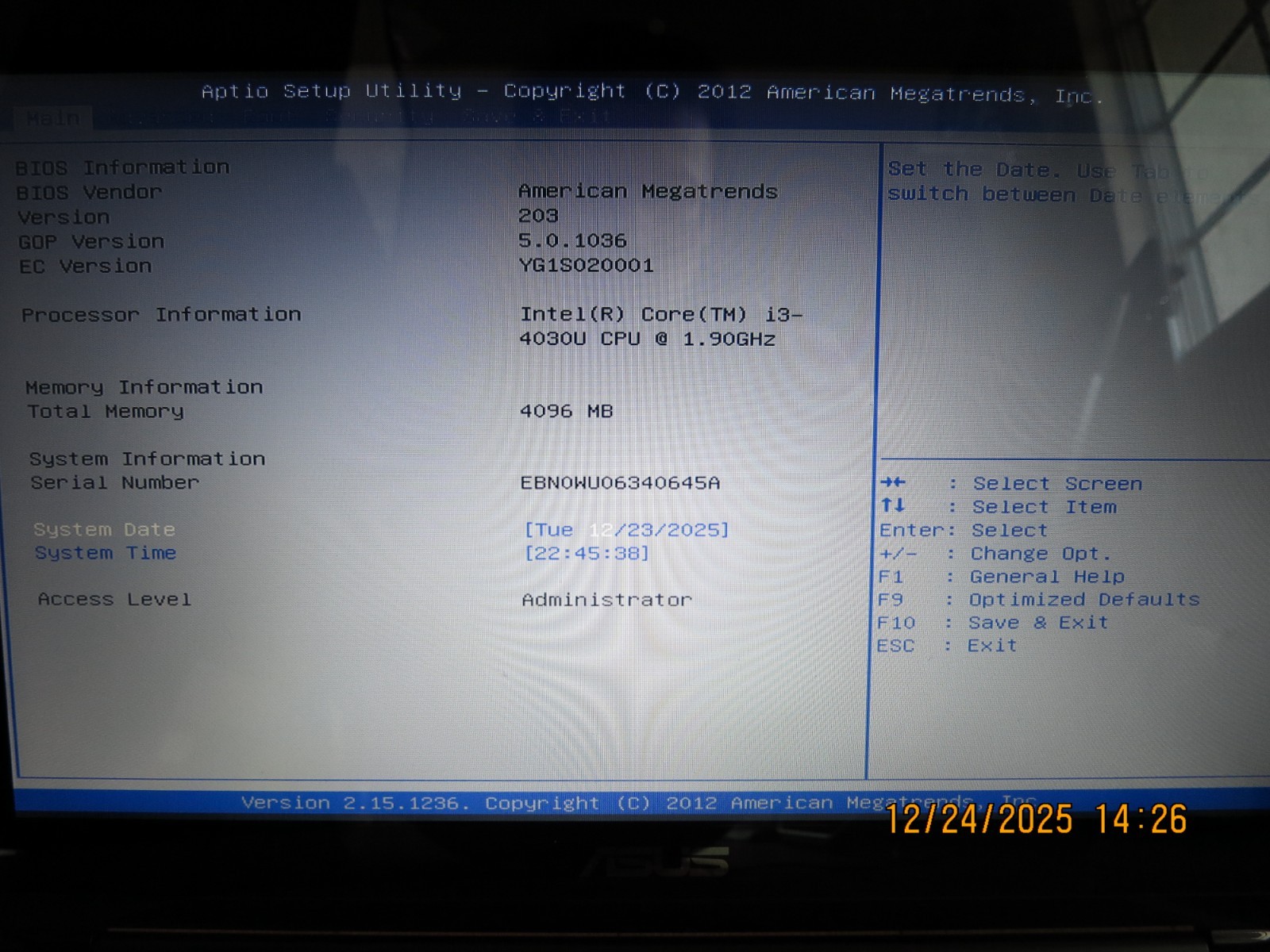 ASUS TP500L i3-4030U @1.90 GHz 4GB RAM, 500GB HD 15.6″ 2 IN 1 Touch WIN 10Pro