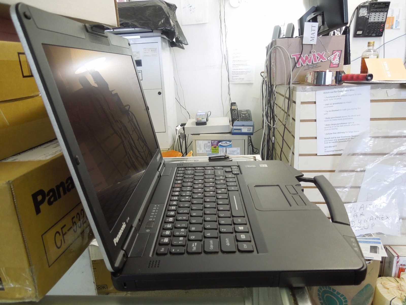 serial port 9 pin/Panasonic Toughbook CF-54/Core i7/16GB/1tbSSD/WAR CHEAP LAPTOP