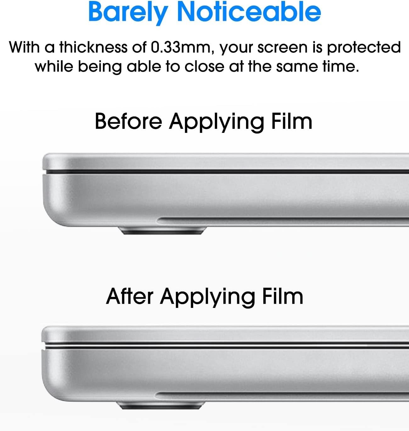 Screen Protector New MacBook Air 13.6 inch(2025, M4)(2024, M3) Tempered Glass