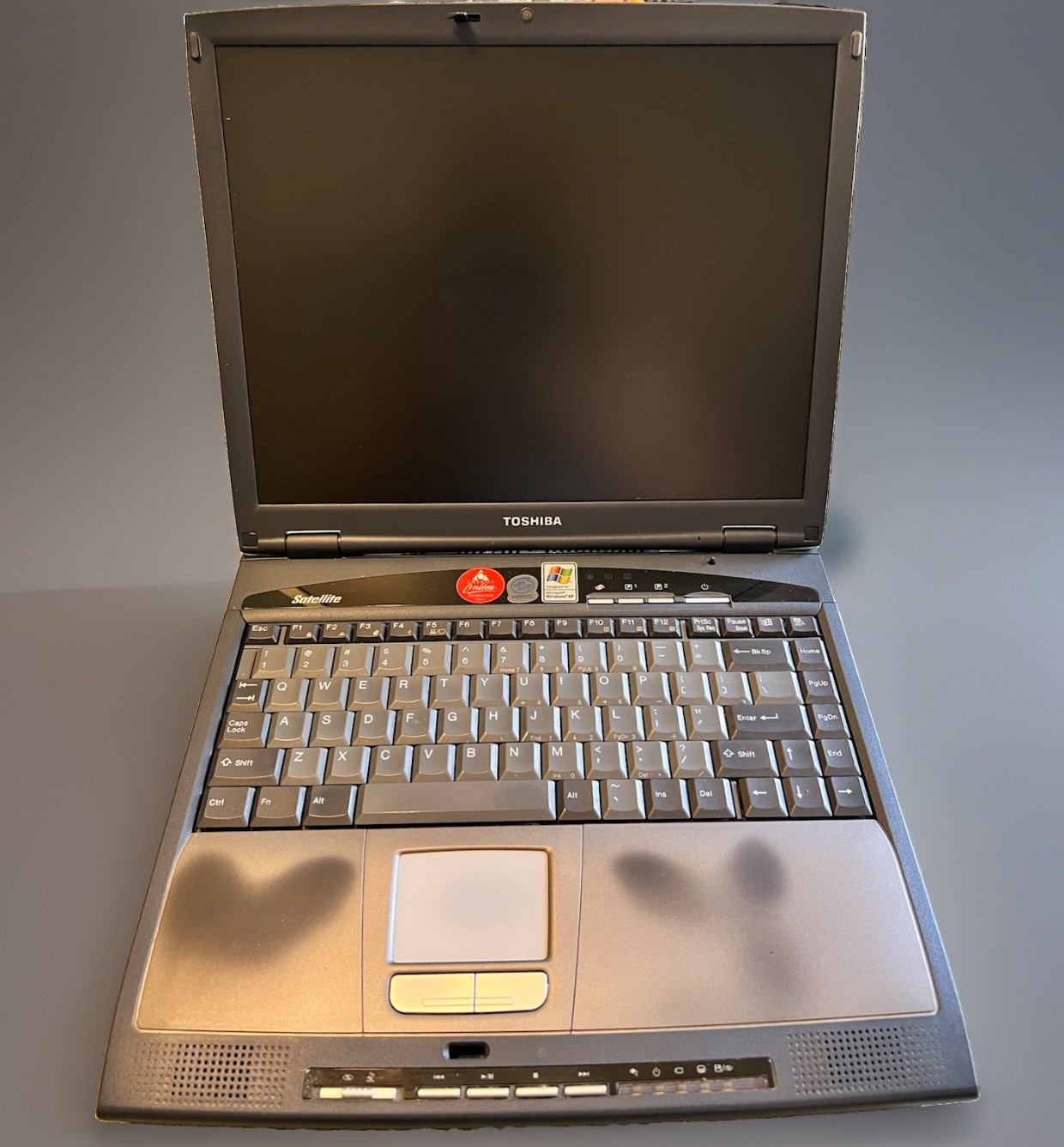 Toshiba Satellite 1805 Windows XP Laptop Tested DVD AC Adapter 496MB RAM