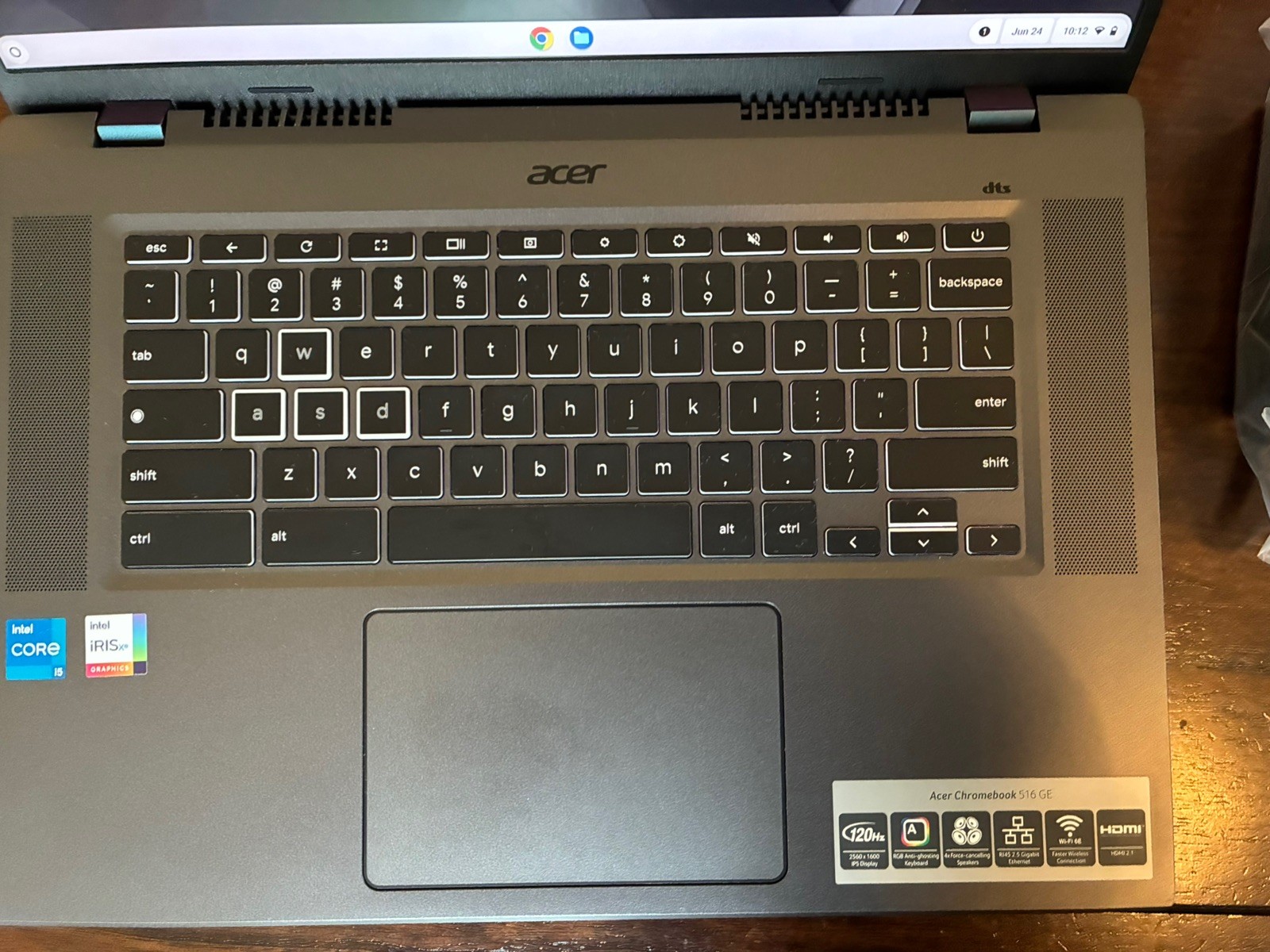 Acer Chromebook Plus 516 16″ Laptop Core i5 8GB RAM 256GB SSD CBG516-1H-53TY