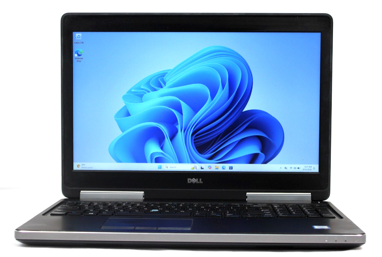 Dell Precision Laptop 7520 Intel i7-7820HQ 2.9GHz 16GB 2x256GB 4-Core SSD Win11