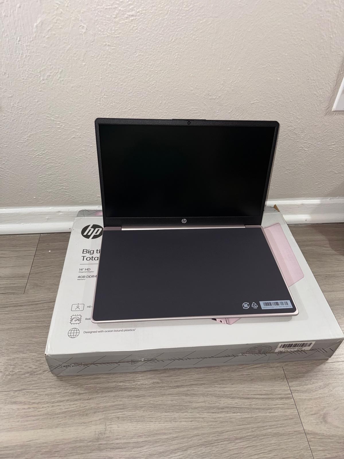 HP Laptop 14-ep2011wm 14″ Intel N150 4GB 128GB UFS Win11 S Pink Webcam