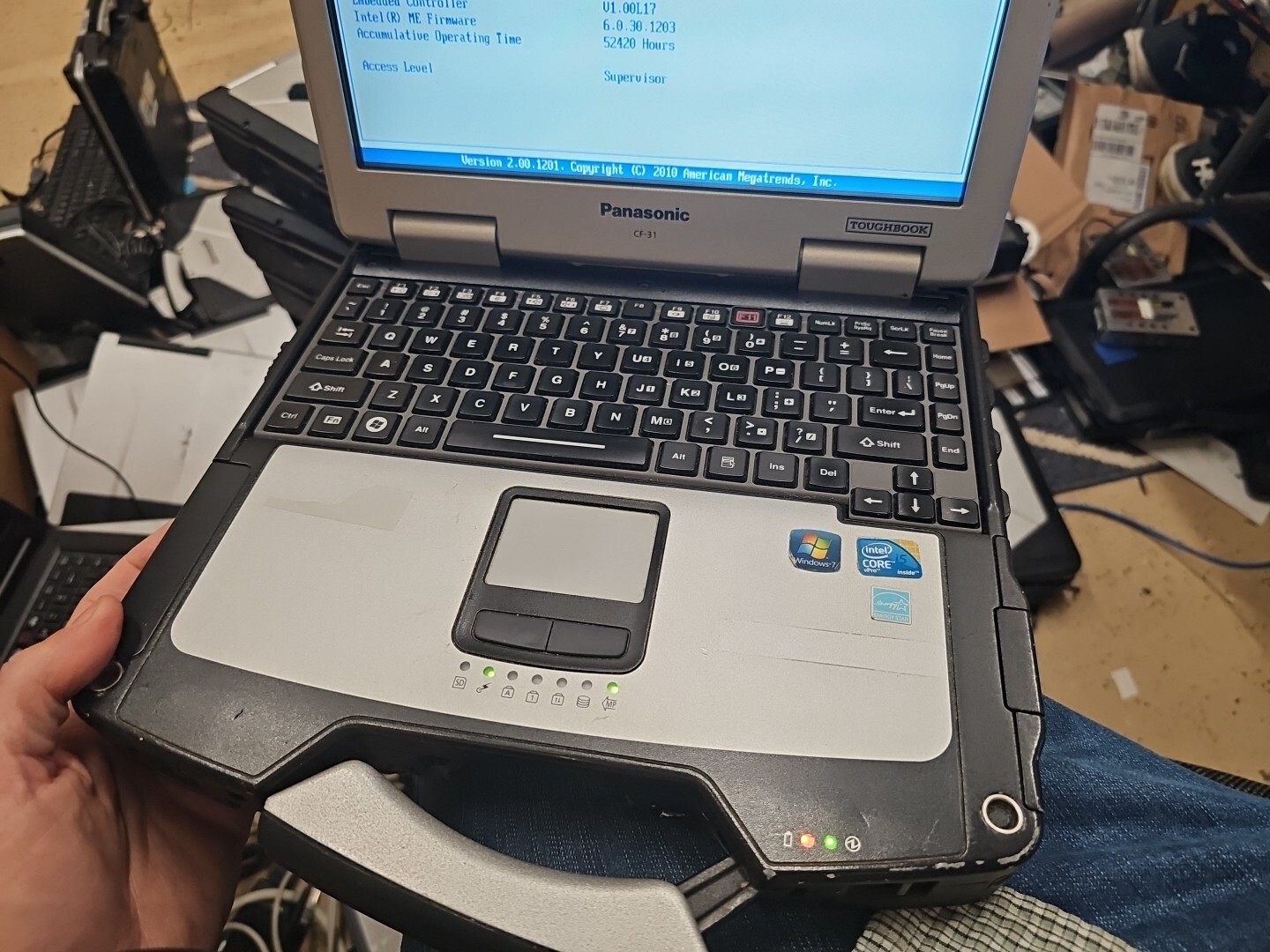 Panasonic Toughbook CF-31 MK-1 i5 520M @ 2.40GHz 8GB RAM DDR3 ( 52420HRS)