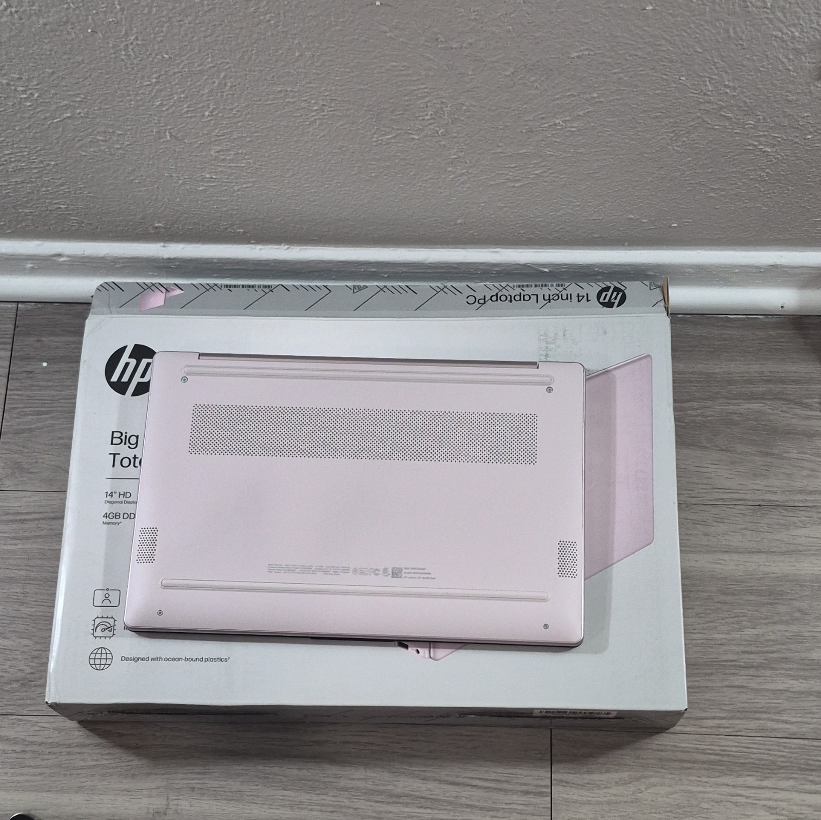HP Laptop 14-ep2011nm 14in Pink Intel N150 4GB RAM 128GB SSD Win 11 S