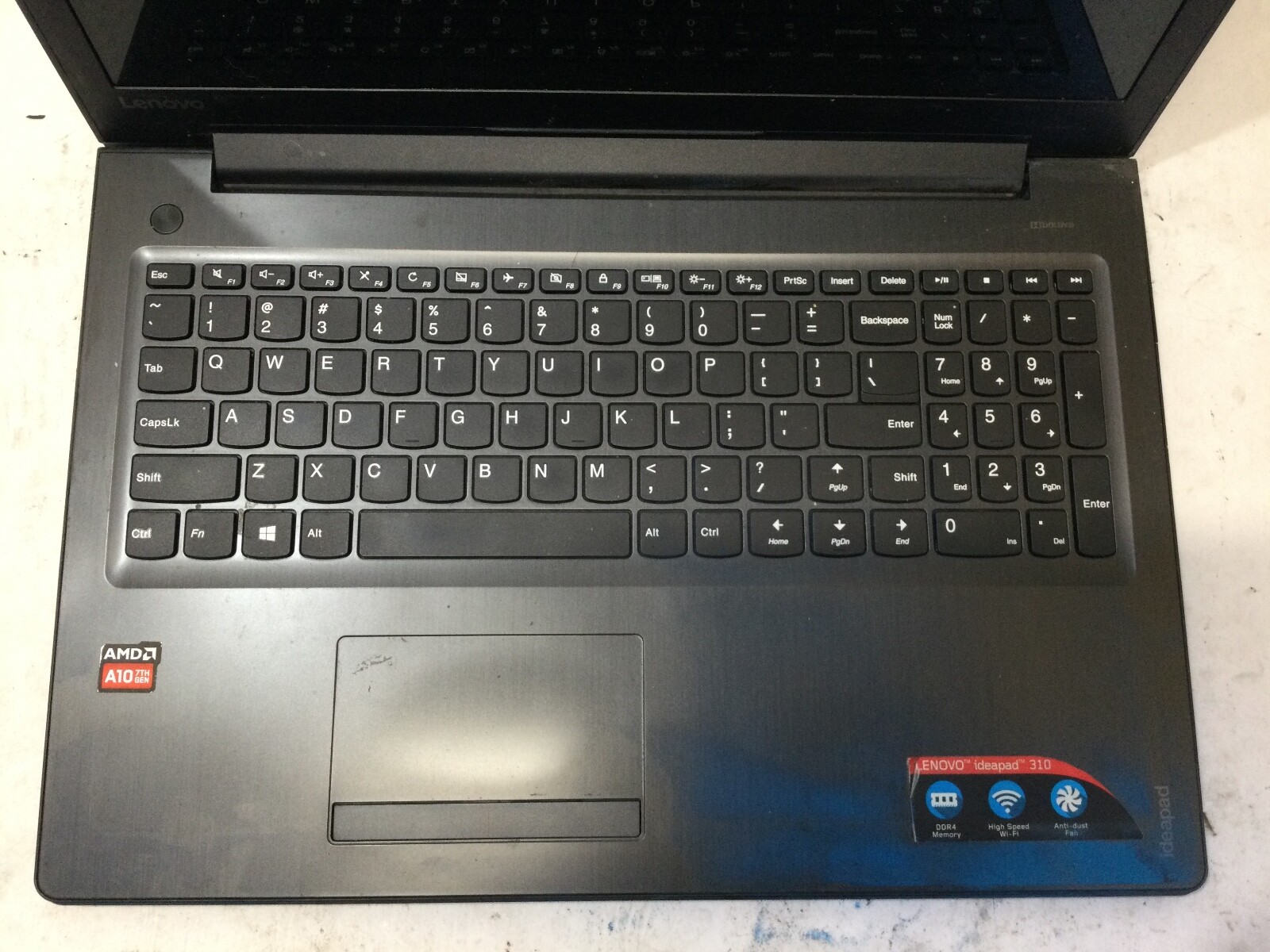 LENOVO IDEAPAD 310 – AMD A10 – 8GB RAM – FOR PARTS -NO POWER-READ DESCRIPTION-BB