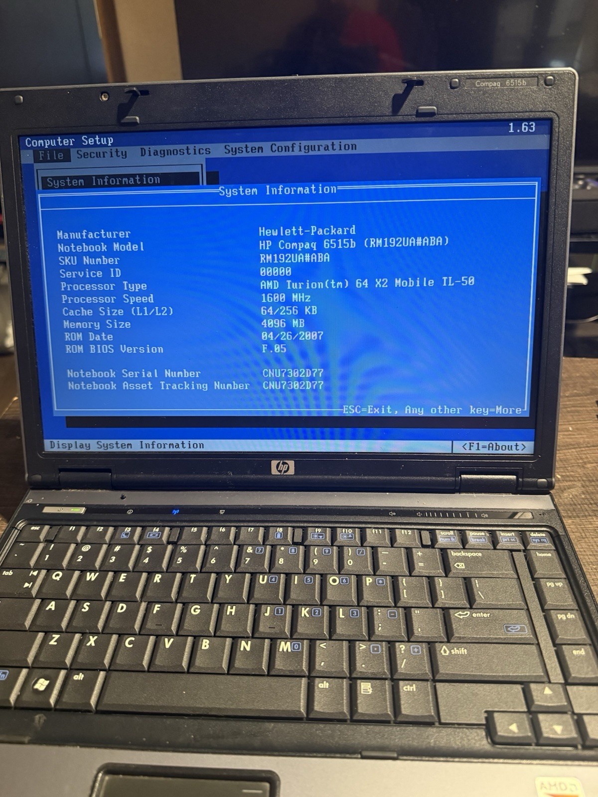 HP Compaq 6515b