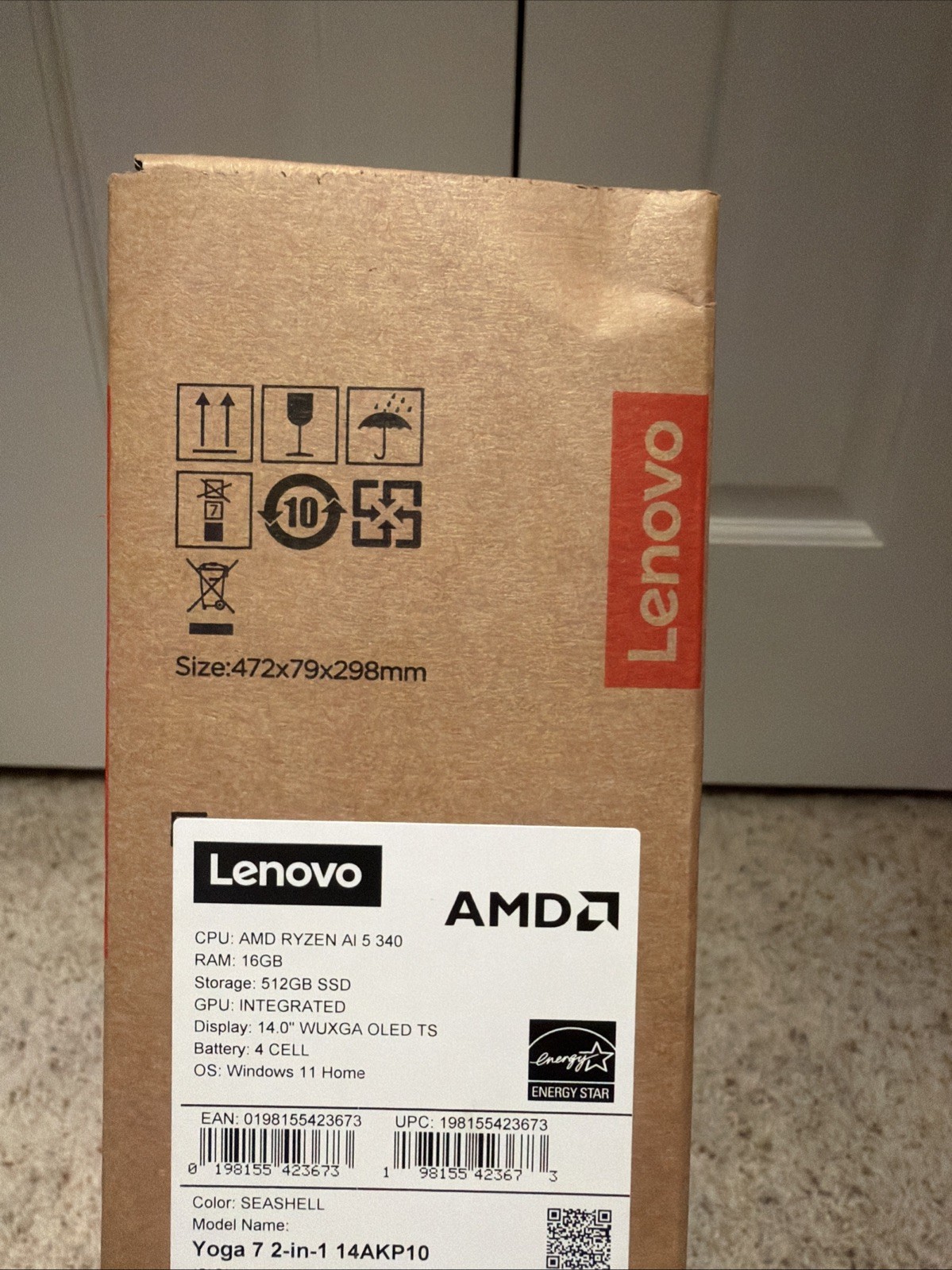 Lenovo – Yoga 7 2-in-1 – Copilot+ PC – 14″ 2K OLED Touchscreen Laptop – AMD R…