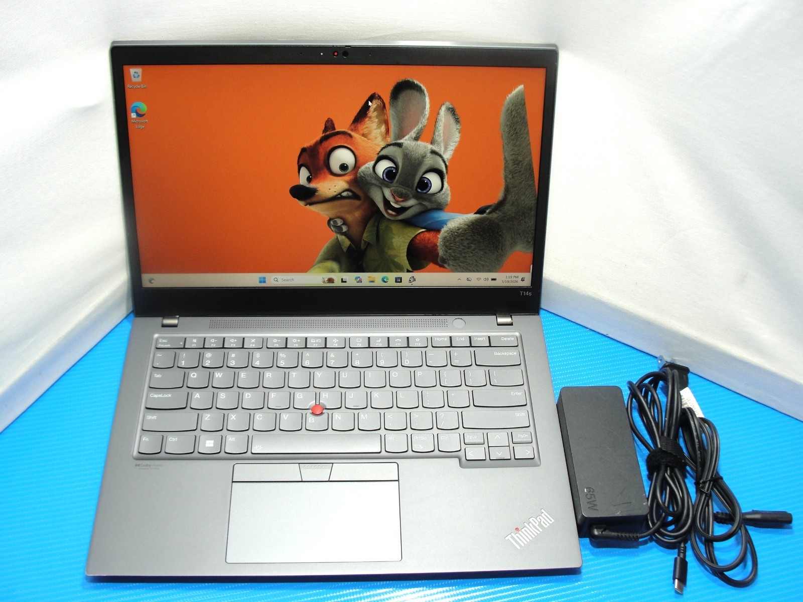 Lenovo ThinkPad T14s Gen 2i 14″FHD Touch i7-1185G7 3GHz 16GB RAM 512GB SSD+PA