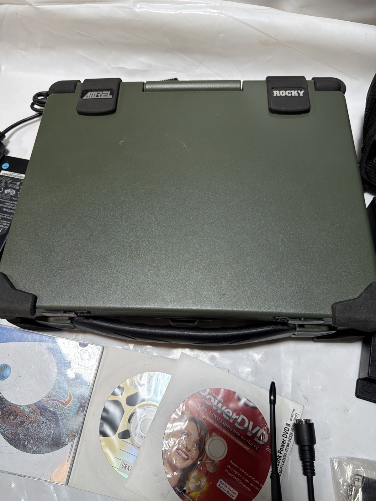 Military Laptop AMREL RK886EX With Accessories And Bag