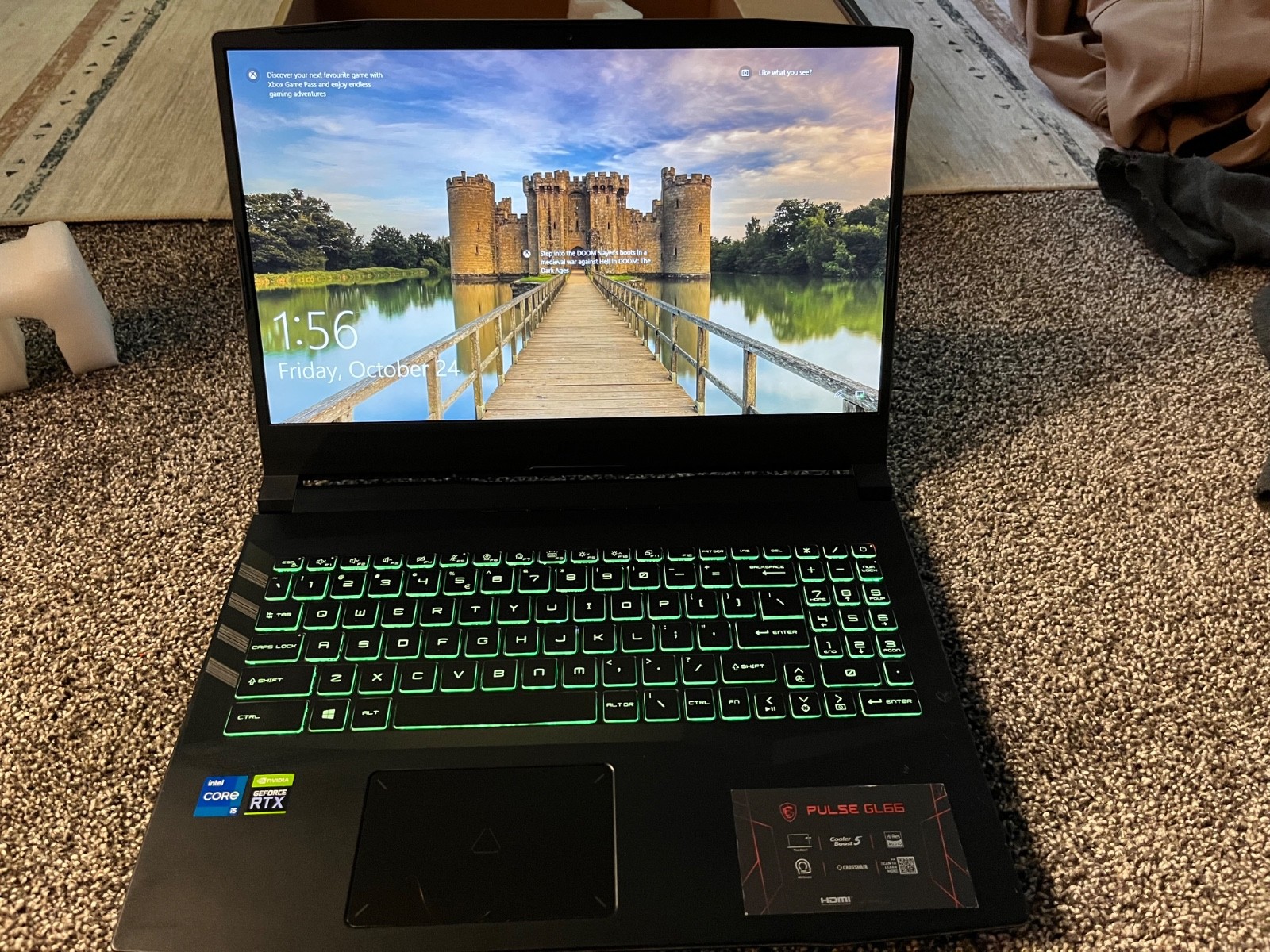 MSI Pulse GL66 15.6″ i5-11400H 32gb RAM 512GB SSD GeForce RTX 3050 (READ DESC)