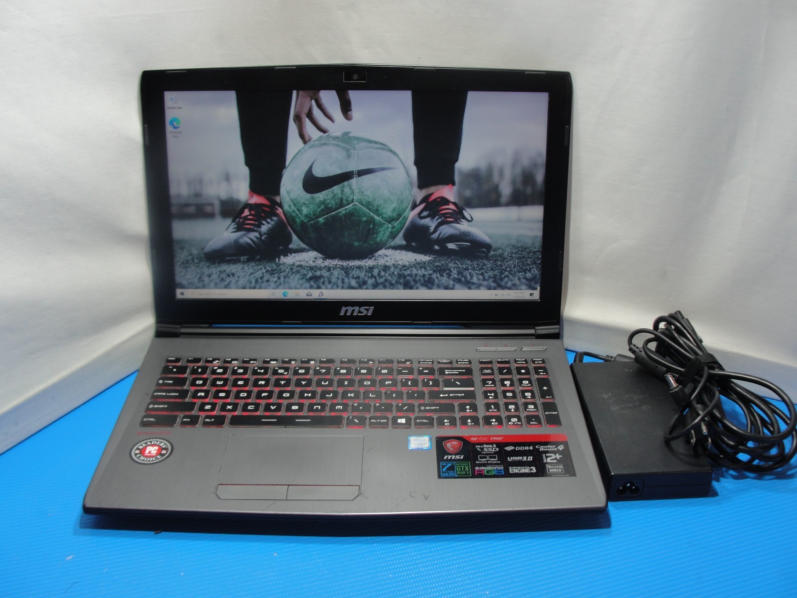 MSI GF62 7RE 15.6″ FHD Intel Core i7-7700HQ 16GB RAM 1TB HDD GTX 1050 Ti 4GB+P/A