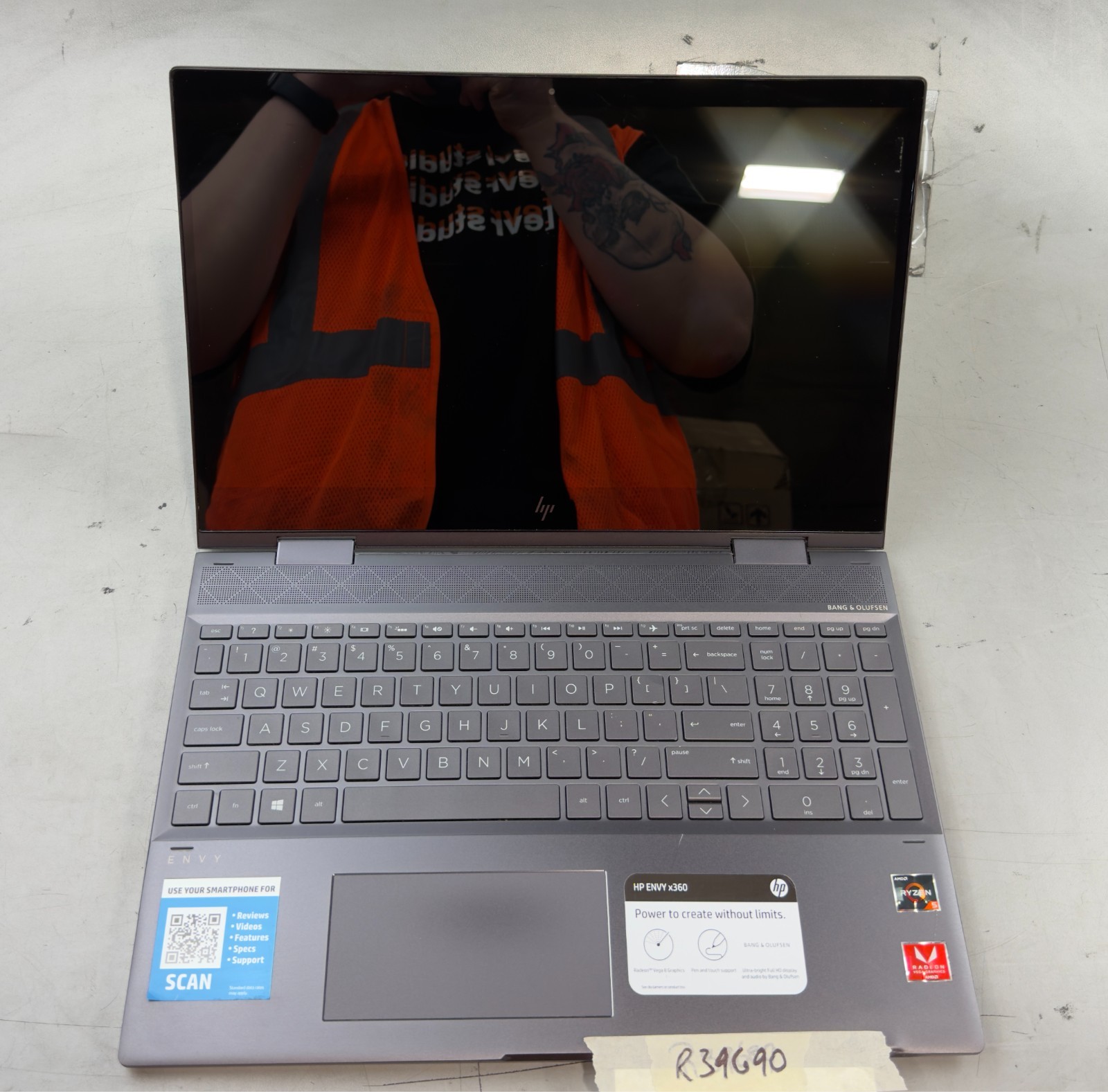 HP Envy x360 Convertible 15m-cp0011dx Ryzen 5 2500U / 8GB RAM / NO SSD -RL6021