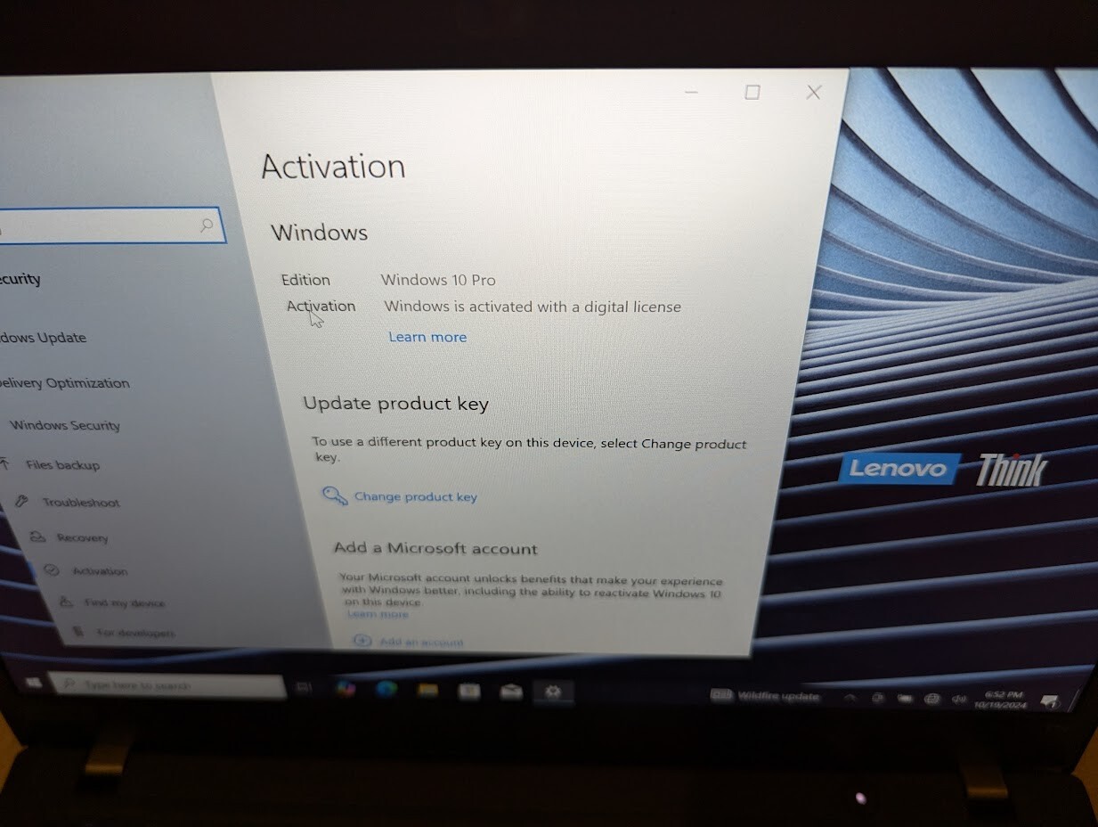 Lenovo Thinkpad T14 G1 i7-10610U 48GB RAM/500 GB SSD – Win 10 Pro TOUCHSCREEN