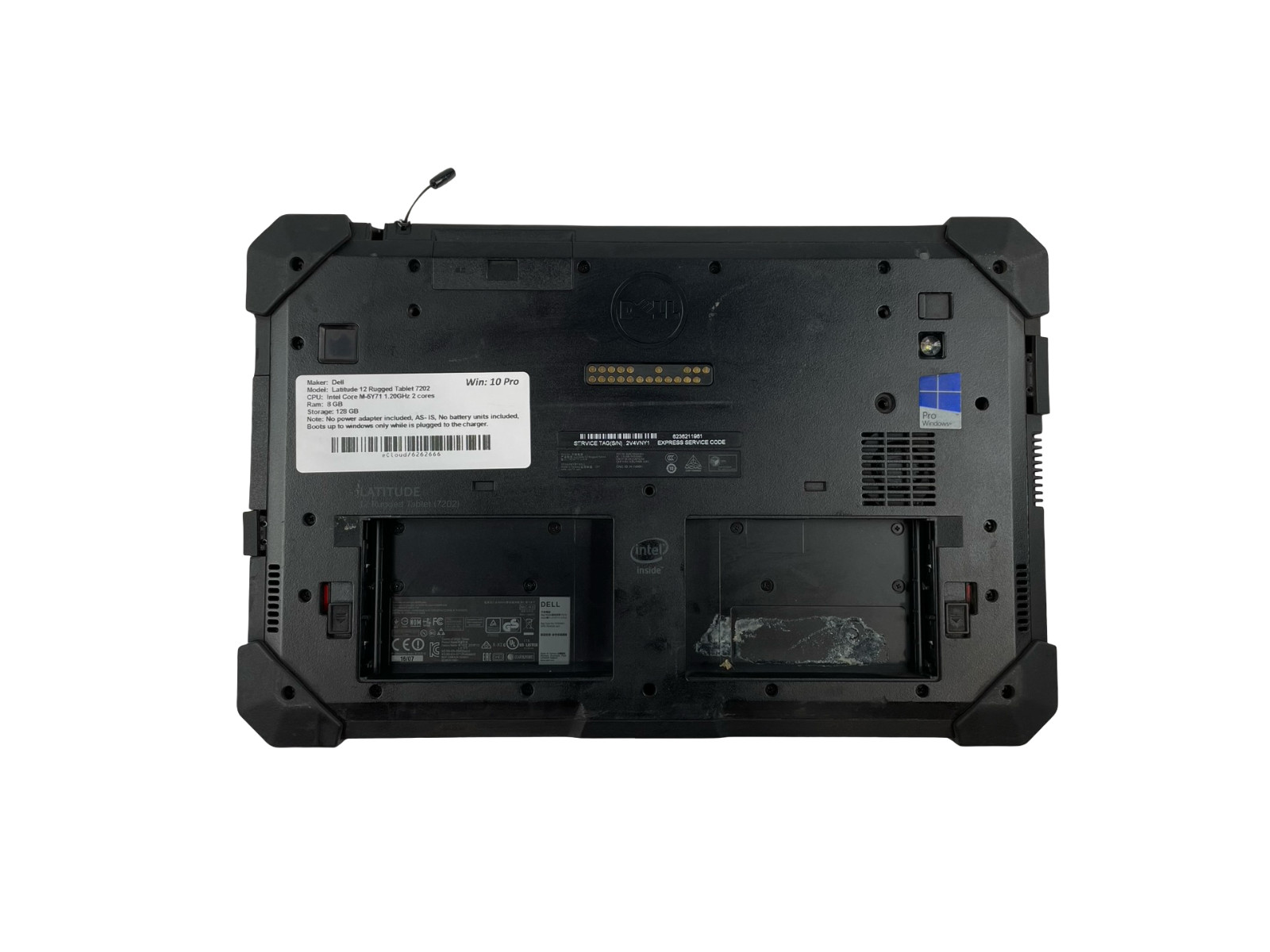 Dell Latitude 12 Rugged Tablet 7202 Intel Core M-5Y71 8 GB 128 GB