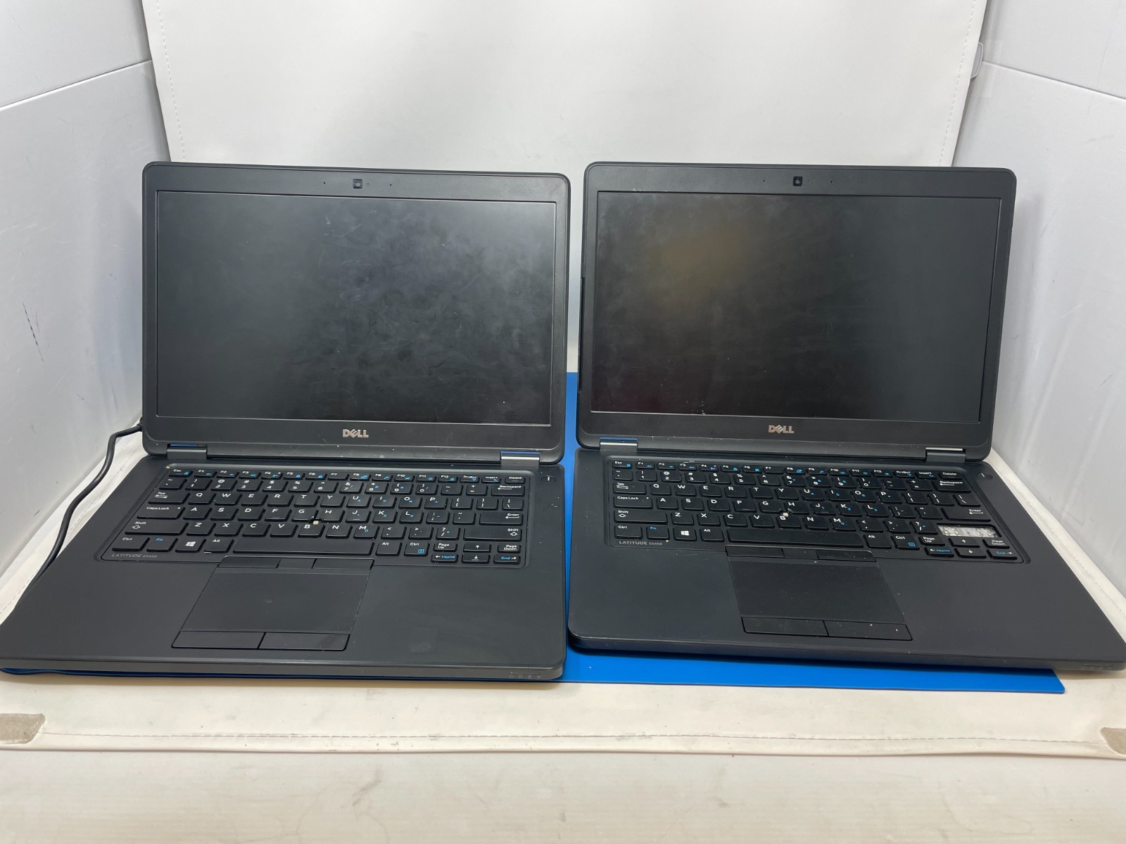 FOR REPAIR: 2 Dell Latitude E5450 14″ w/ Windows 10 Pro, see description