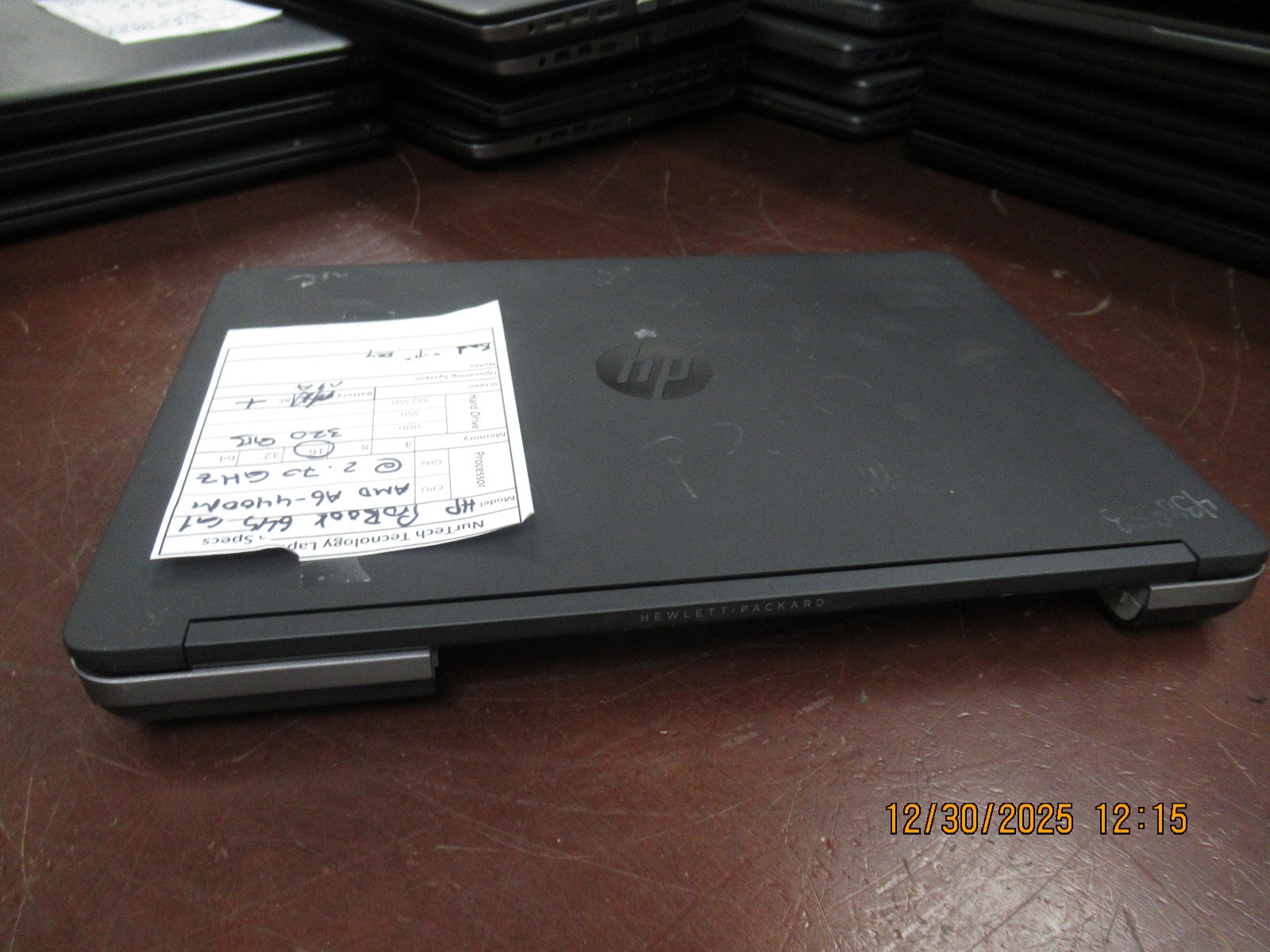 HP Probook 645 G1 AMD A6-4400M 2.70GHz 16GB RAM 320GB Laptop +AC [NO BATTERY/OS