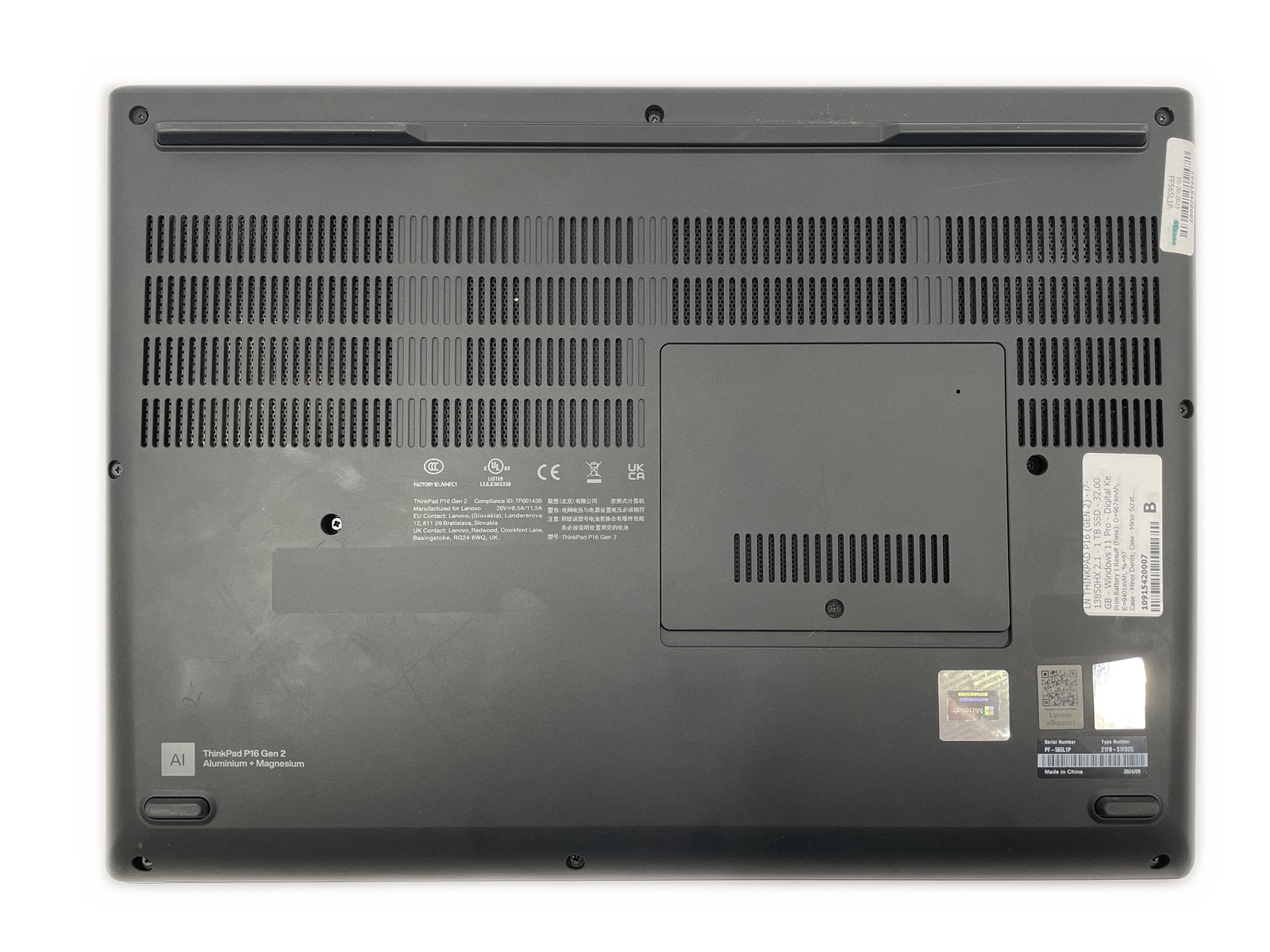 Lenovo ThinkPad P16 Gen 2 Laptop i7-13850HX 1TB SSD 32GB RAM – Win 11 Pro