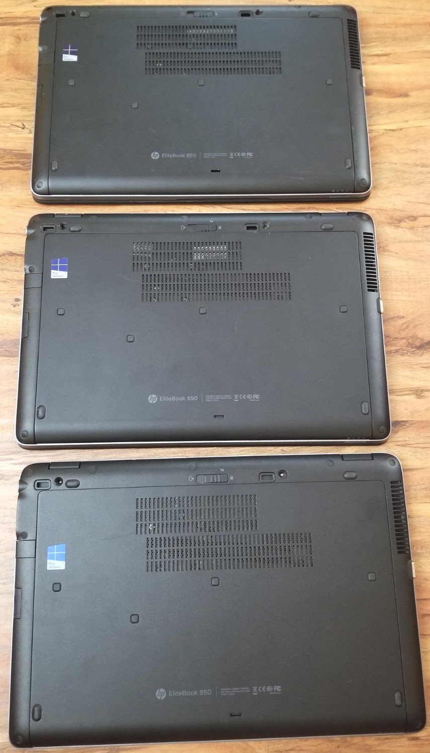 Lot 3 HP EliteBook 850 G2 i7-5600U 8GB RAM 128GB SSD 15.6″ NO AC|OS|Batt *READ*