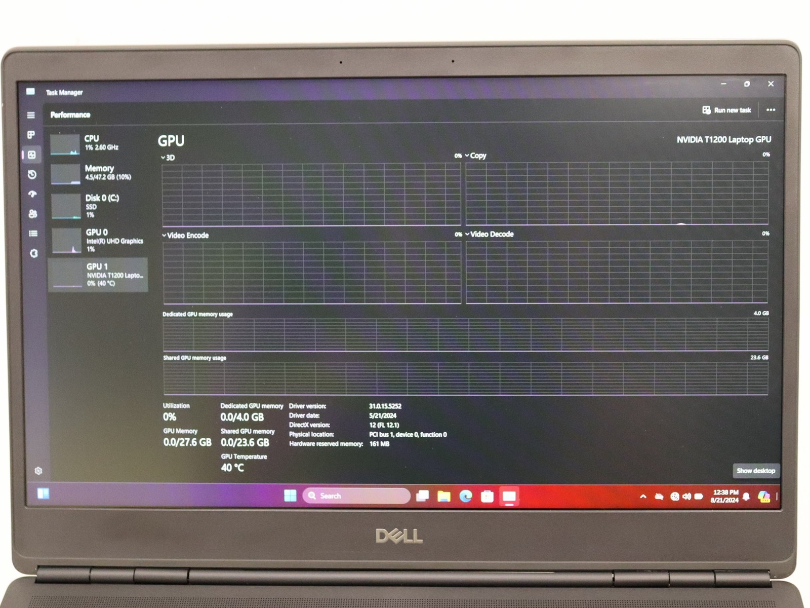 Dell Precision 7560 i7-11850H 48GB 1TB NVMe Nvidia T1200 W11 Pro – Warranty 2025