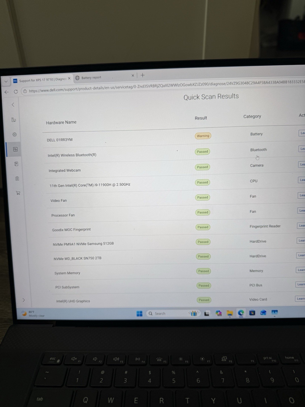 Dell XPS 17 9710 i9 5.4GHz / RTX3060 / 64GB RAM / 2TB SSD / 4K+UHD Touchscreen