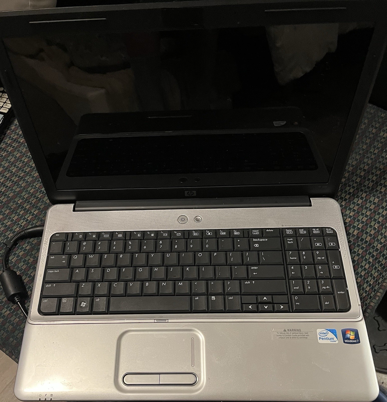 HP Notebook G60 15.6″ Core 2 Duo 2.5GHz 2GB RAM 320GB HDD