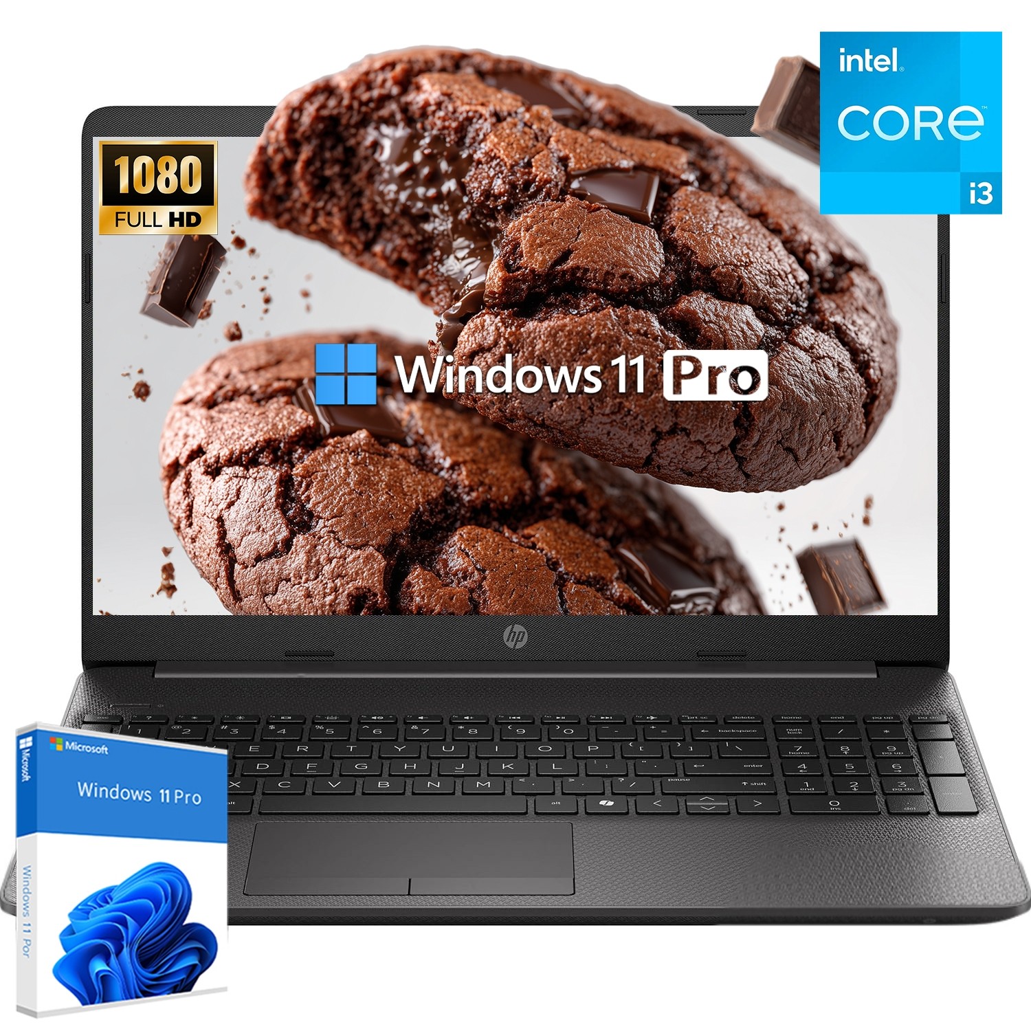 HP 250R G9 Student Laptop 15.6″ FHD Intel Core I3 UpTo 64GB RAM 4TB SSD Win11Pro