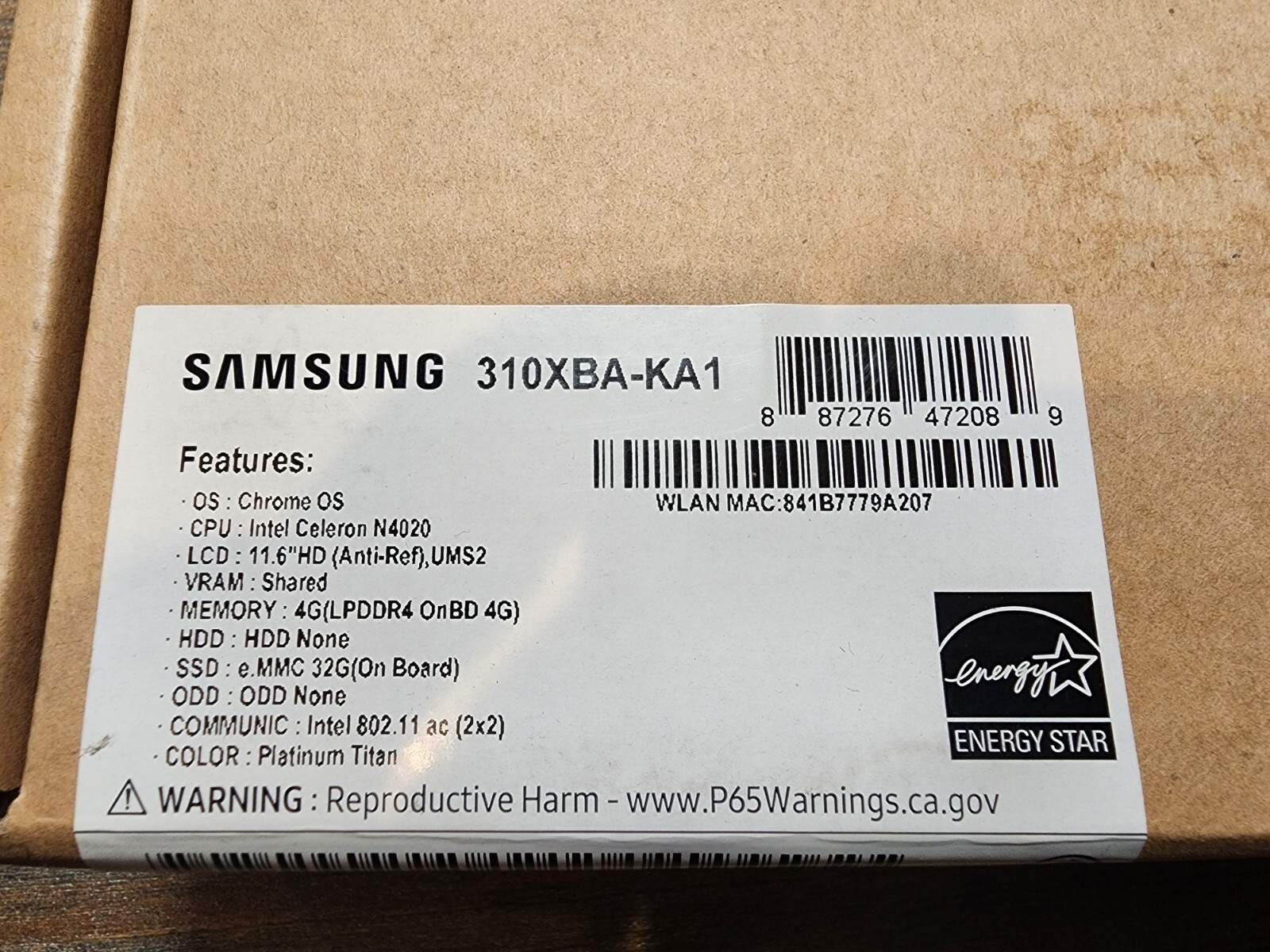 Samsung Chromebook 4, 11.6” HD LED Laptop, Intel Celeron N4020 CPU, UHD 600 GPU