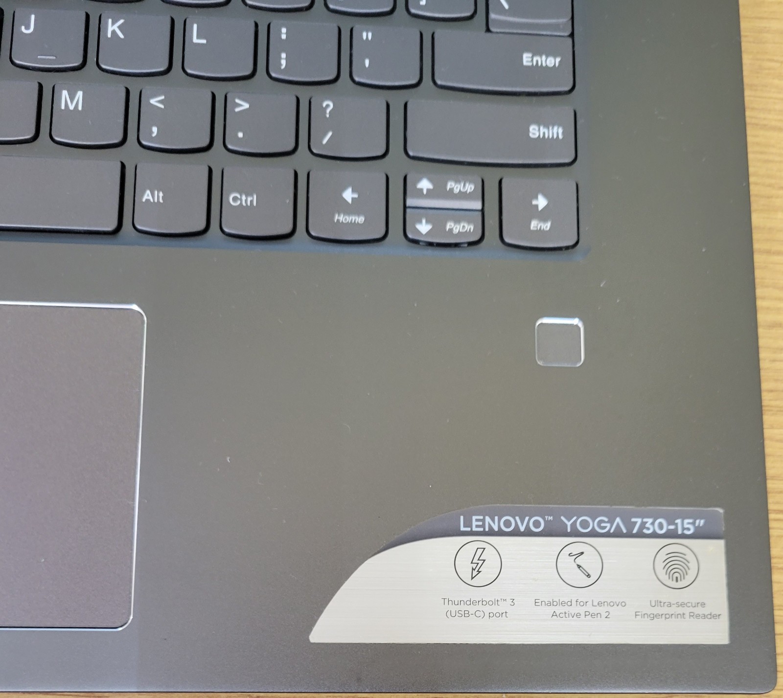Lenovo Yoga 730-15ikb i5-8250U 1.60GHz 8GB 256GB NVMe 360 Touch No OS/HDD
