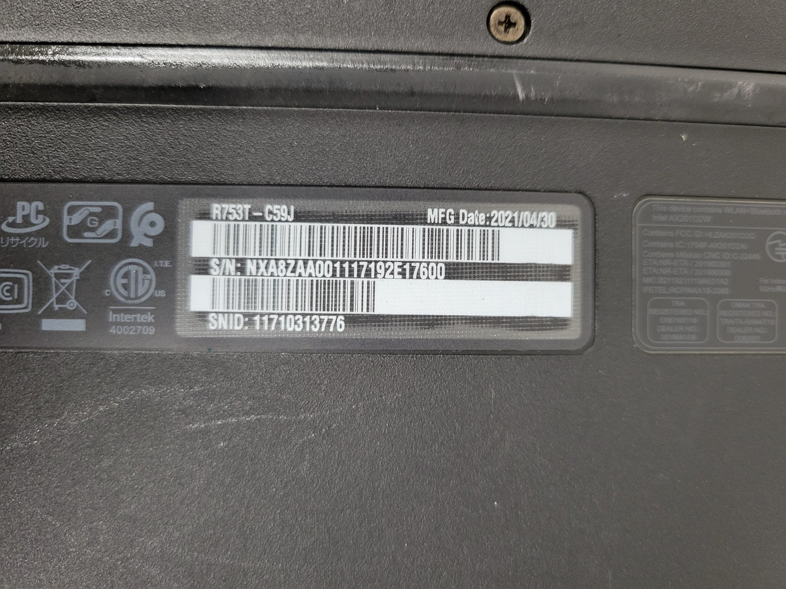 5x Acer Chromebook Spin 511 Intel Celeron N4500 4GB RAM 32GB SSD | C896DS