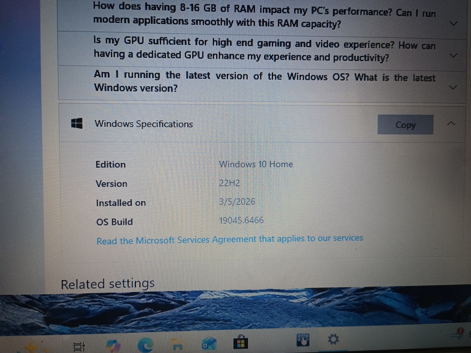 HP Envy DV6 AMD A8-4500M APU W/Radeon Graphics, 8GB RAM, 500Gb HDD Windows 10