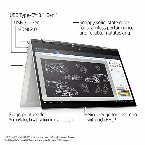 HP Envy X360 Convertible 15-Inch FHD Touchscreen Laptop with 15-15.99 inches