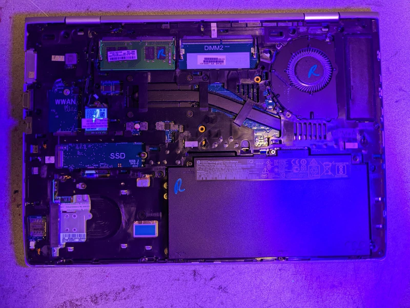 HP PROBOOK 640 G4 i5-8350U @ 1.7GHz, 8GB RAM, NO HDD/OS