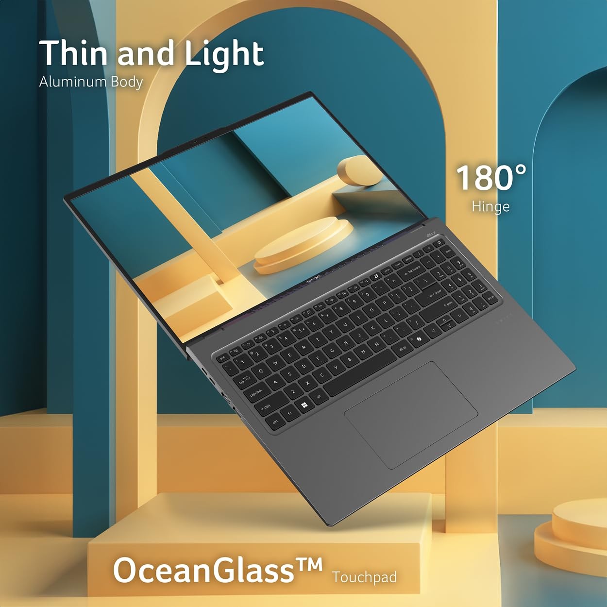 acer Swift Go 16 Intel Evo Edition Laptop | 16″ 1920 x 1200 Touch, Silver