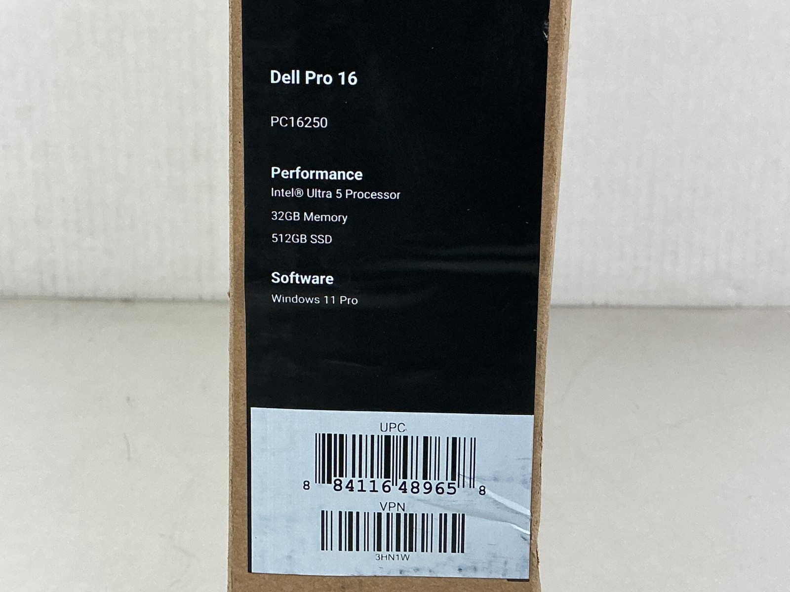 Dell 16″ Pro Laptop Ultra 5 235U 32GB 512GB SSD WiFi 6E TB4 W11P – 3HN1W