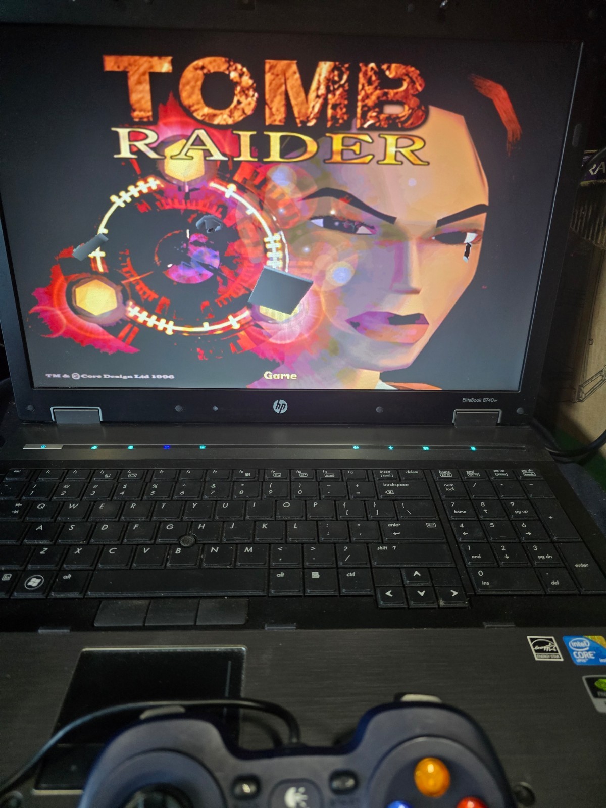 HP Elitebook 8740W 1TB Hard drive Win XP w/game cont. + recovery disc.